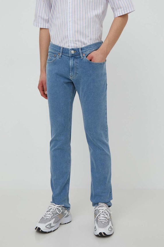 Tommy Jeans jeansy Scanton niebieski DM0DM19158