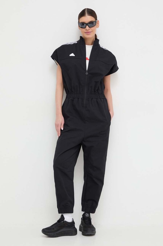 Βαμβακερή φόρμα adidas TIRO TIRO casual μαύρο IN7335