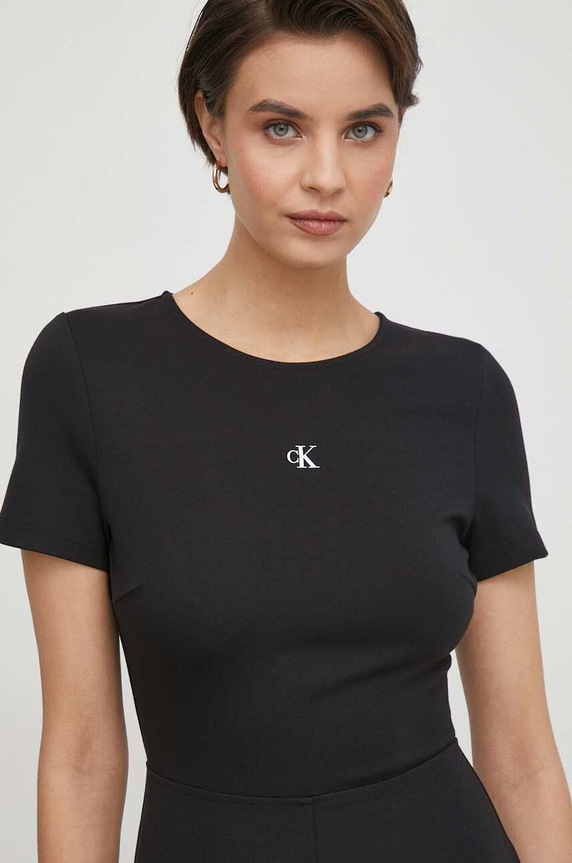 Ολόσωμη φόρμα Calvin Klein Jeans μαύρο J20J223172