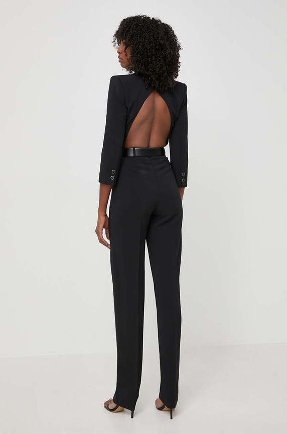 Abbigliamento Elisabetta Franchi tuta elegante TU02842E2 nero