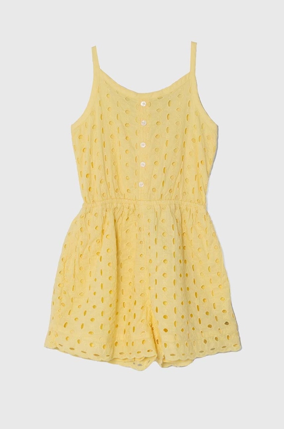 Βαμβακερή φόρμα Abercrombie & Fitch βαμβάκι κίτρινο KI259.4042