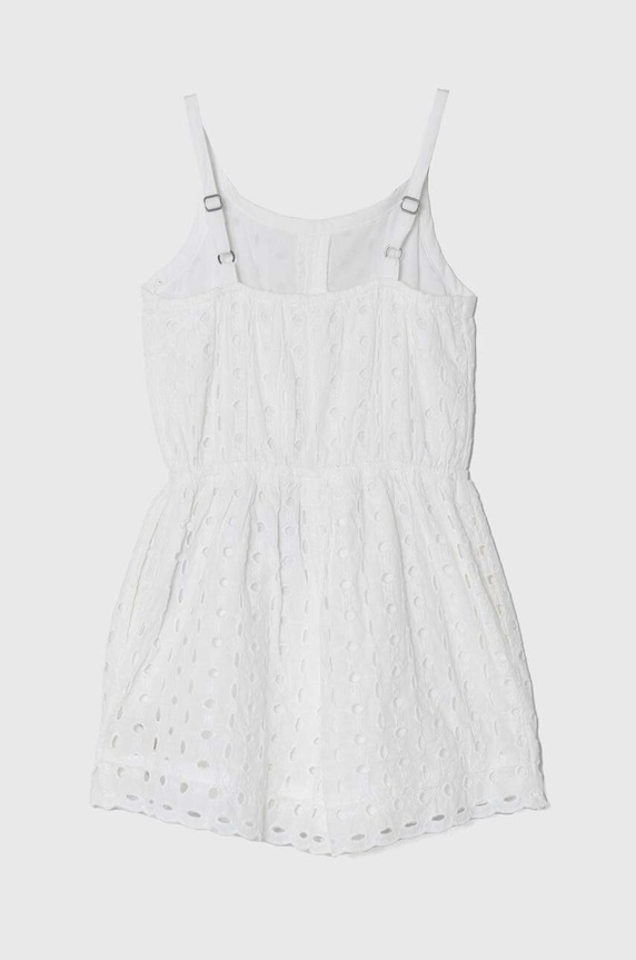 Παιδικές βαμβακερές φόρμες Abercrombie & Fitch KI259.4142 λευκό SS24
