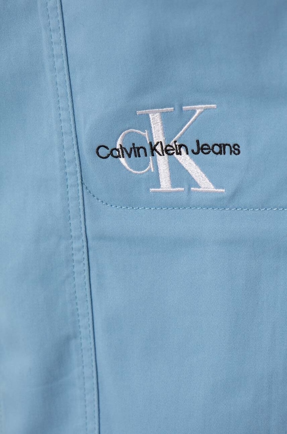 Chłopiec Calvin Klein Jeans spodnie dziecięce IB0IB01675.PPYH niebieski