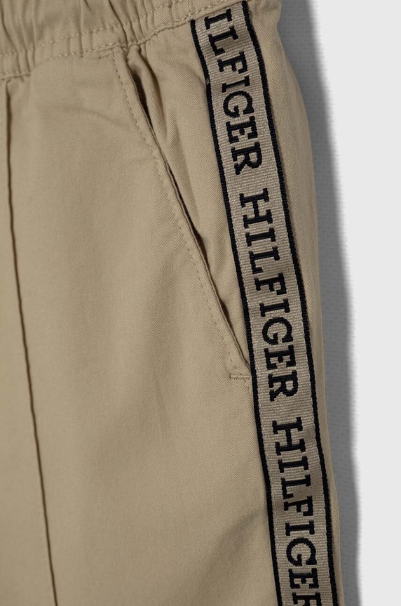 Chłopiec Tommy Hilfiger spodnie dziecięce KB0KB08699.128.176.PPYH beżowy