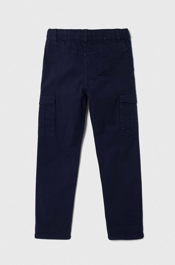United Colors of Benetton spodnie dziecięce 4HK2CF01V.G.Seasonal granatowy SS24