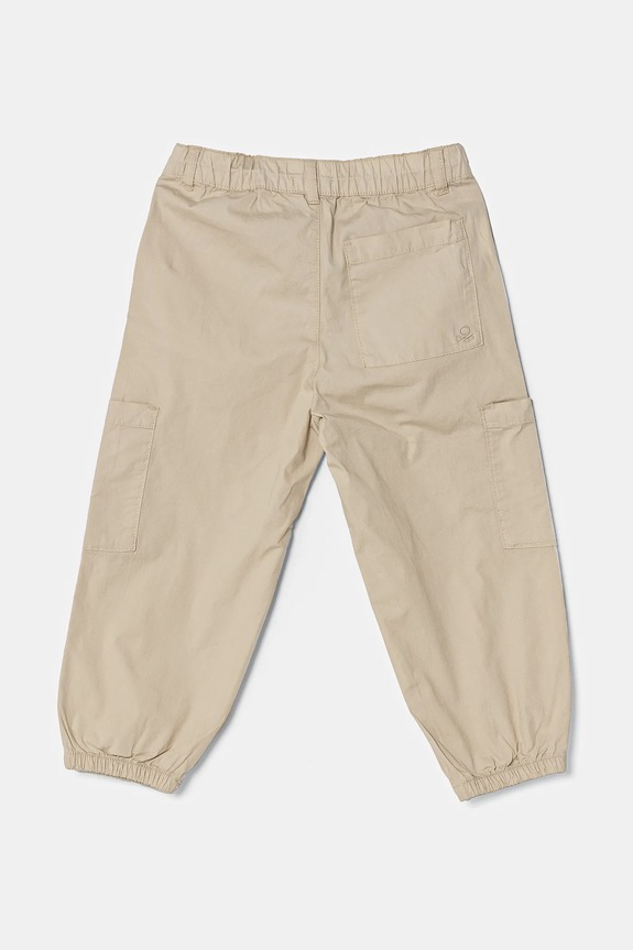 Otroške hlače United Colors of Benetton 4L2VGF01R.P.Seasonal bež SS25