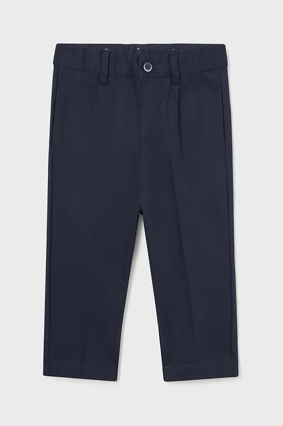Mayoral pantaloni cu amestec de in pentru copii cu un amestec de in bleumarin 1547.3B.Baby.PPYH