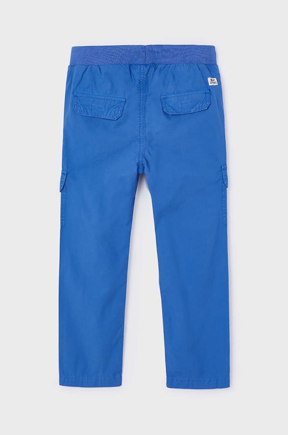 Mayoral spodnie dziecięce cargo 3545.5F.Mini.PPYH niebieski SS24