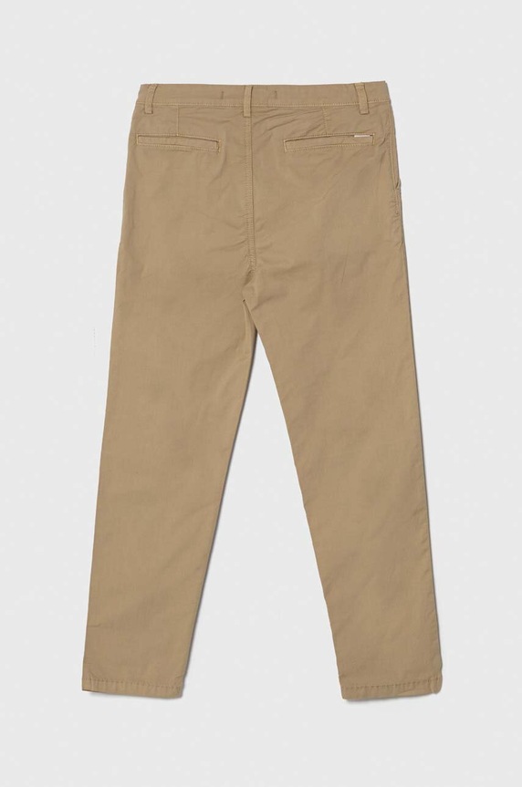 Παιδικό παντελόνι Pepe Jeans THEODORE PB210697 μπεζ SS24