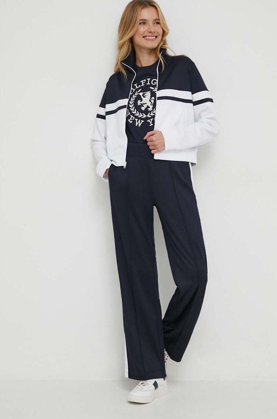 Donji dio trenirke Tommy Hilfiger WW0WW41139 mornarsko plava SS24