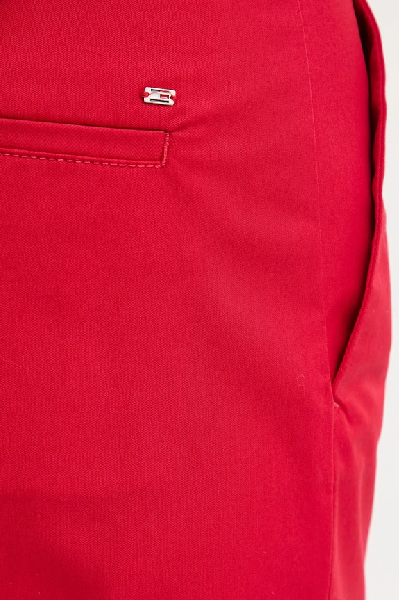 Hlače Tommy Hilfiger crvena WW0WW40504