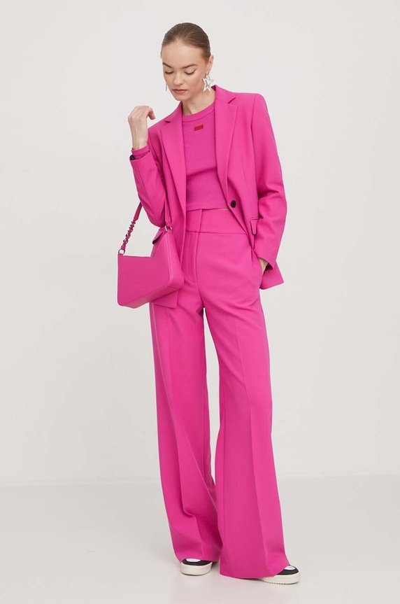 HUGO pantaloni 50508606 roz SS24