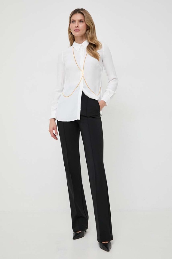 Elisabetta Franchi spodnie PA03141E2 czarny SS24