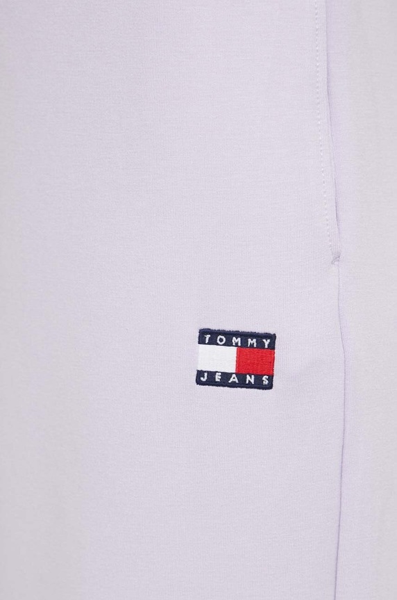 Tommy Jeans spodnie dresowe fioletowy DW0DW17312