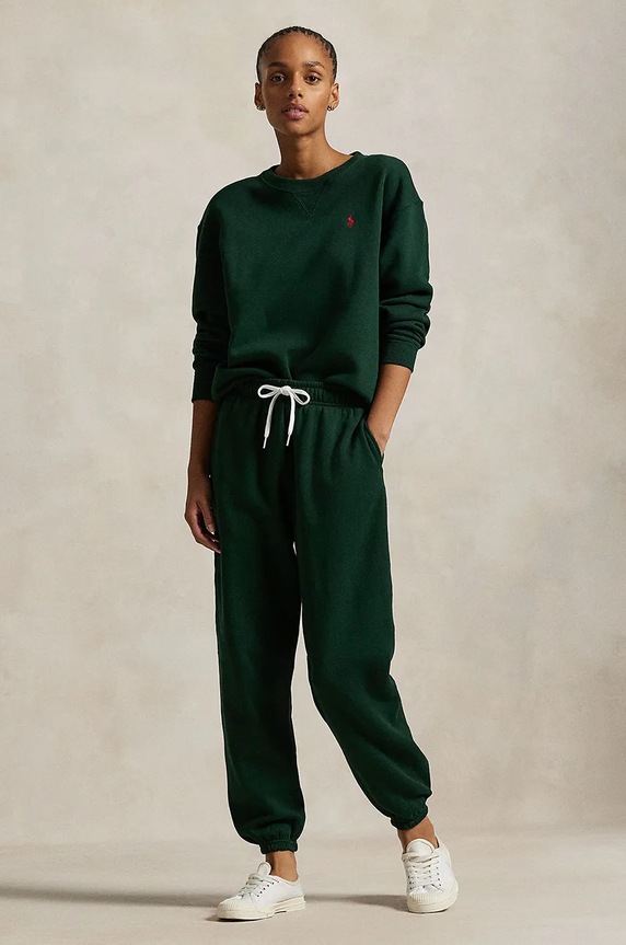 Спортен панталон Polo Ralph Lauren трикотаж зелен 211943009