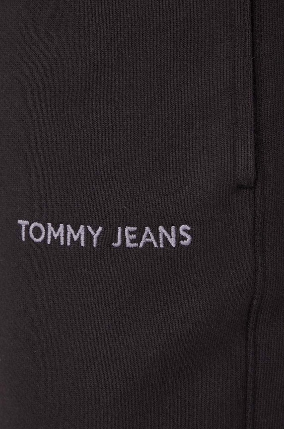 Pamučni donji dio trenirke Tommy Jeans DW0DW17309 crna