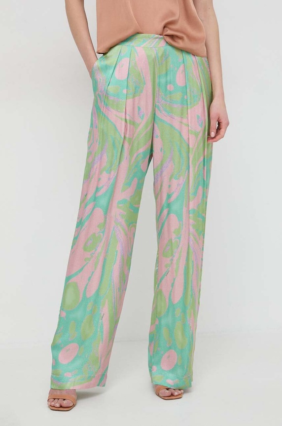 Pinko spodnie tkanina multicolor 103123.A1NQ