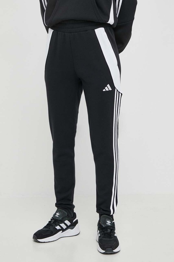 adidas Performance spodnie treningowe Tiro 24 dzianina czarny IJ7657