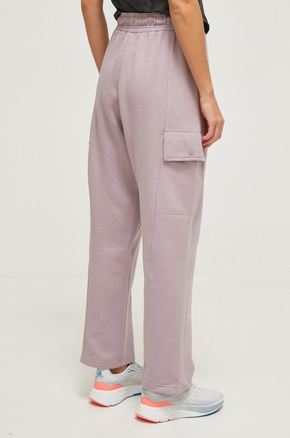 Odzież adidas spodnie dresowe IW1216 fioletowy