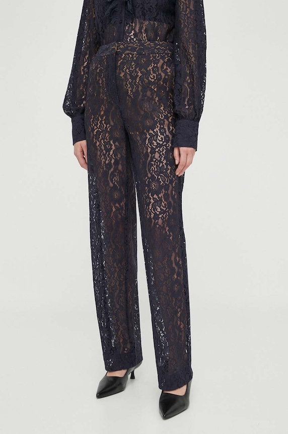 Nohavice Bruuns Bazaar BBW3779 tmavomodrá SS24