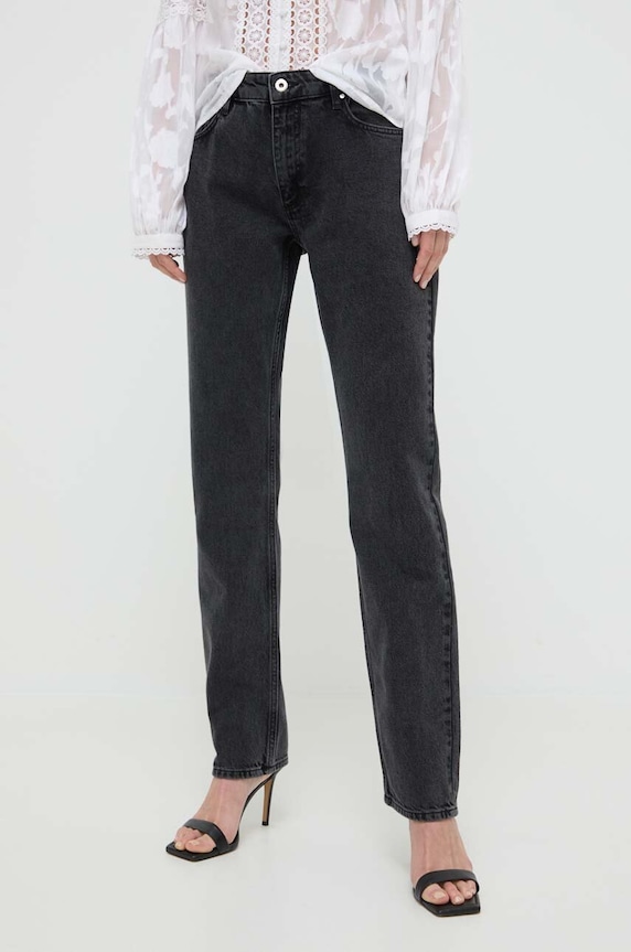 Custommade jeansy Oxana Planet friendly czarny 999448607