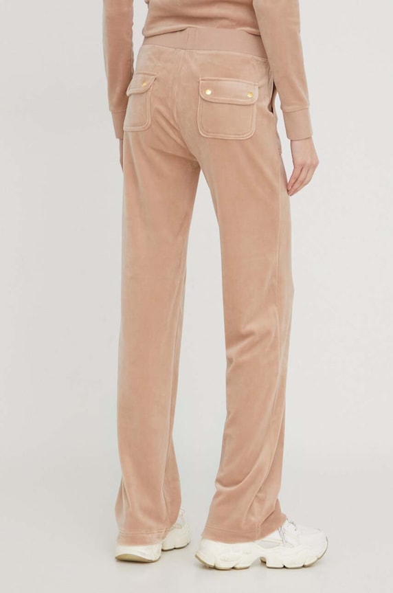 Odjeća Donji dio trenirke od velura Juicy Couture JCAP180G.506 bež