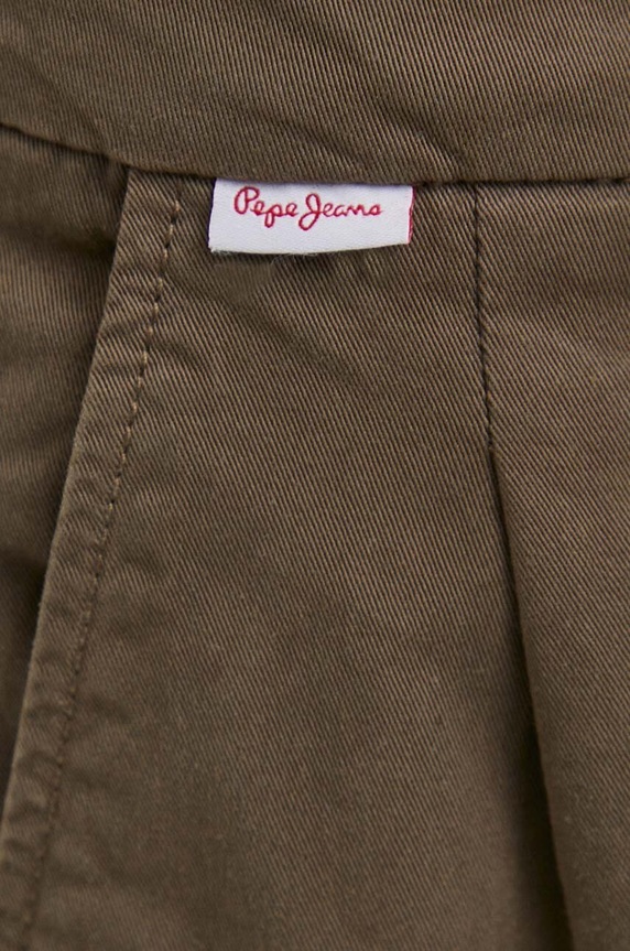 Kalhoty Pepe Jeans Tina zelená PL211697