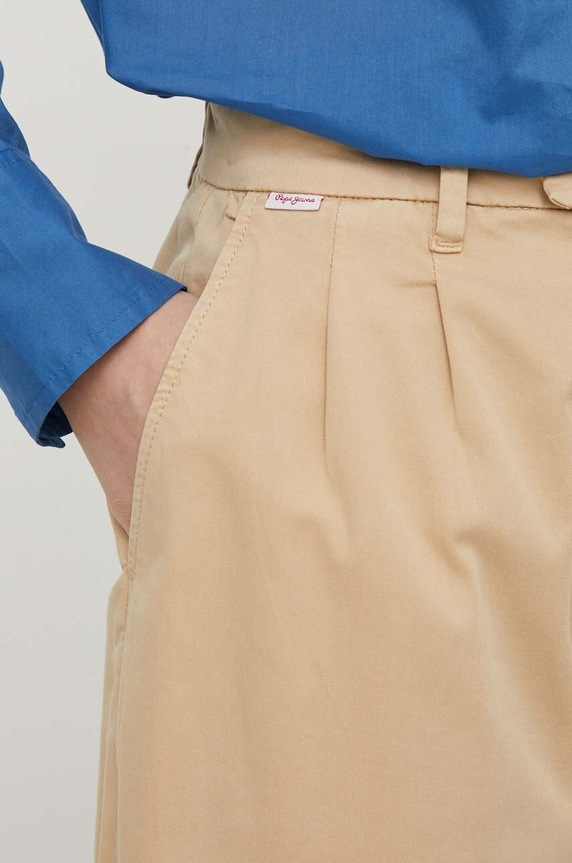 Pepe Jeans nadrág Tina bézs PL211697