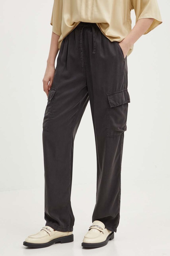 Pepe Jeans nadrág EVA sima szürke PL211738