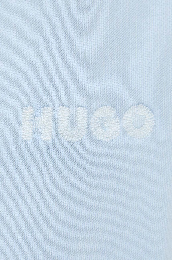 Βαμβακερό παντελόνι HUGO μπλε 50512023