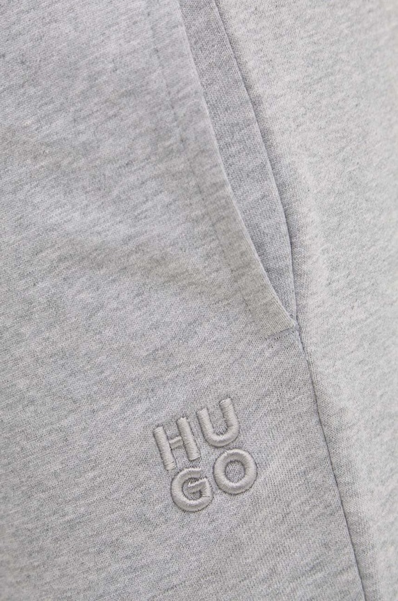HUGO pantaloni de trening din bumbac Nelfinia gri 50522417