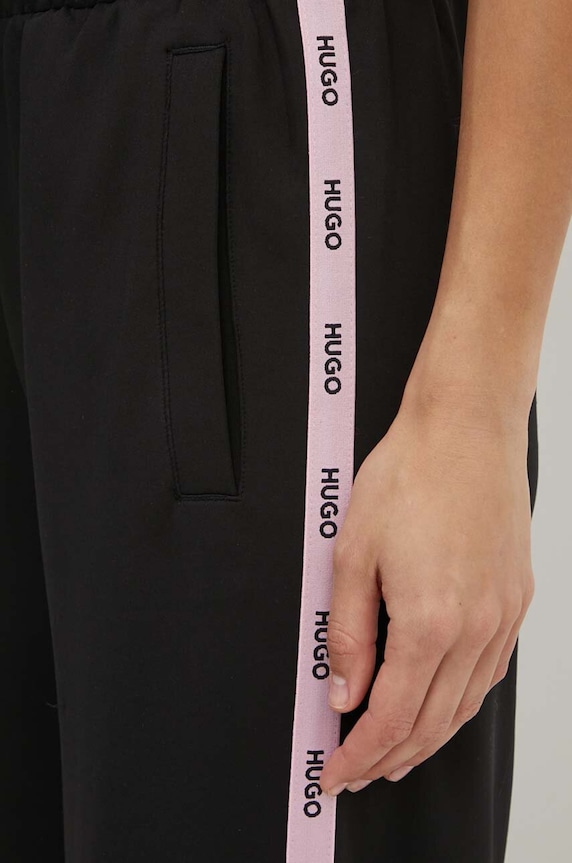 HUGO spodnie lounge czarny 50514856