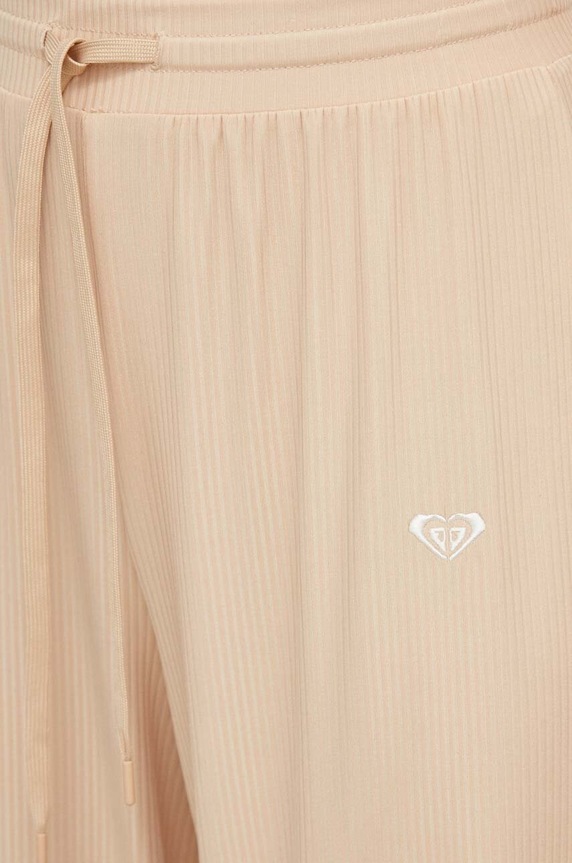 Roxy pantaloni de yoga Rise & Vibe bej ERJNP03556