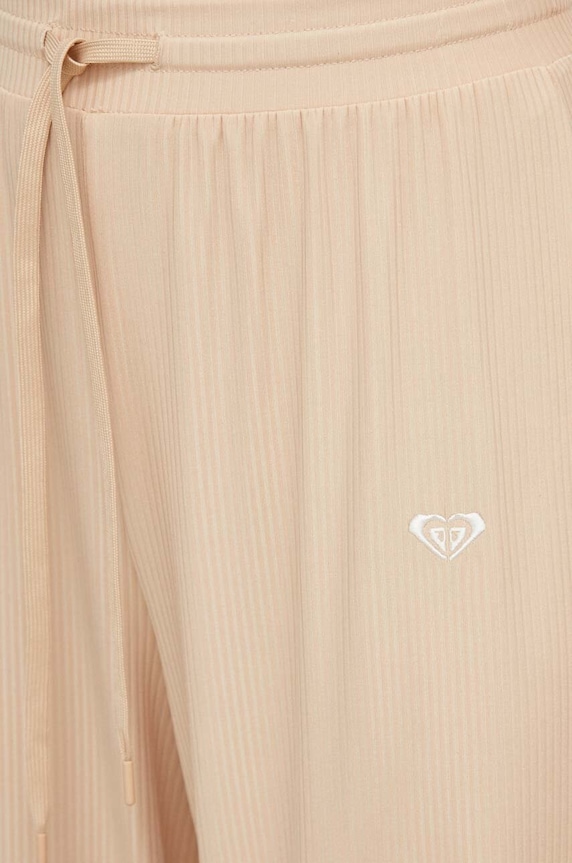 Roxy pantaloni de yoga Rise & Vibe bej ERJNP03556