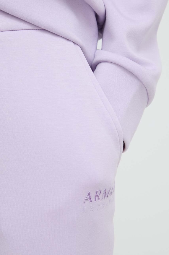 Donji dio trenirke Armani Exchange ljubičasta 3DYP77.YJEPZ