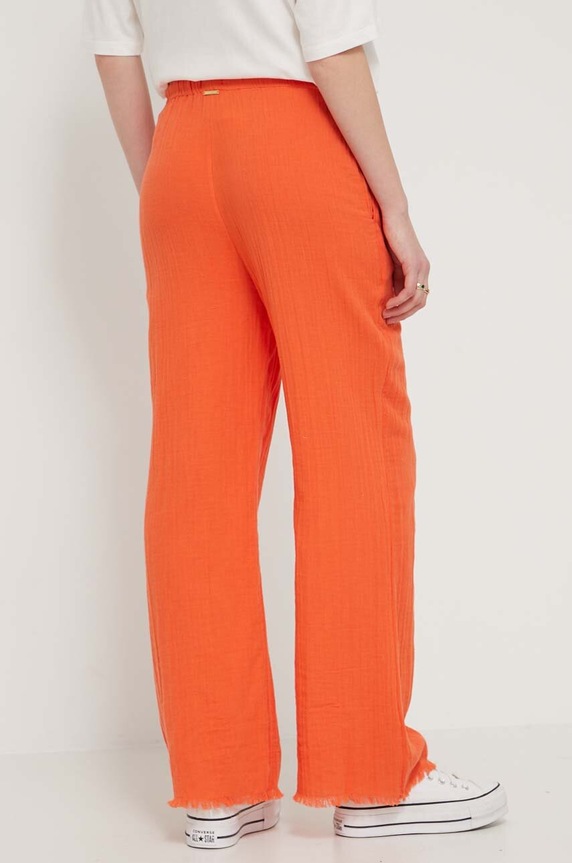 Îmbrăcăminte Billabong pantaloni de bumbac EBJNP00114 portocaliu