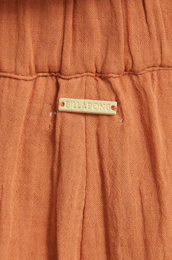 Bavlnené nohavice Billabong Follow Me Follow Me oranžová ABJNP00420