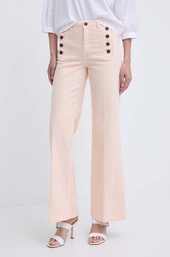 Džíny Twinset oranžová 241TT2370
