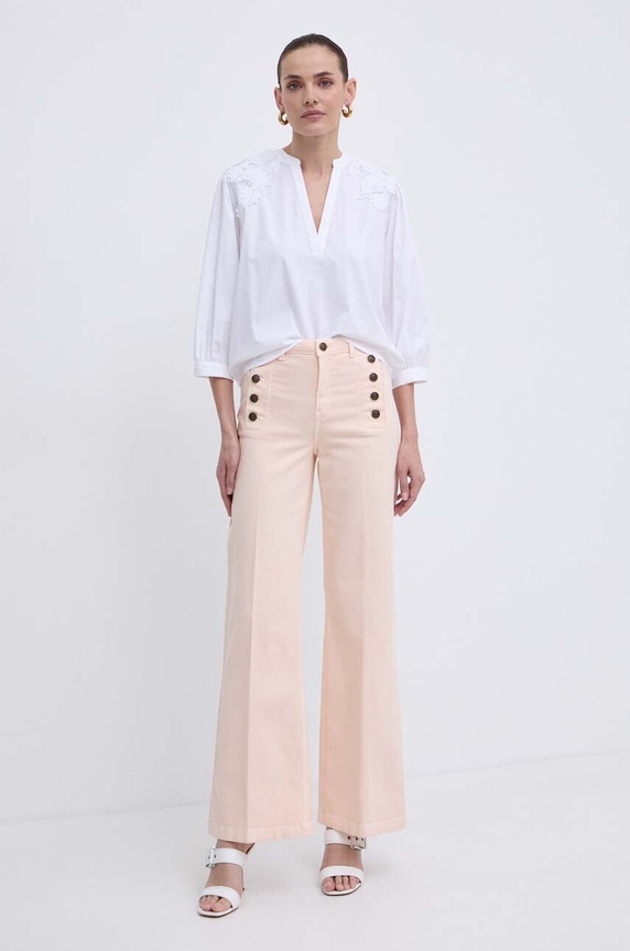 Džíny Twinset 241TT2370 oranžová SS24