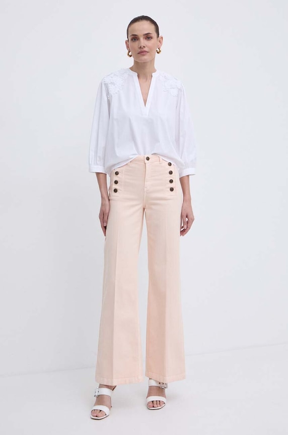 Džíny Twinset 241TT2370 oranžová SS24