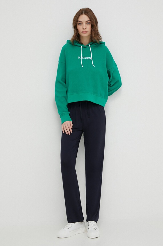 Homewear hlače Tommy Hilfiger UW0UW02842 mornarsko plava SS24