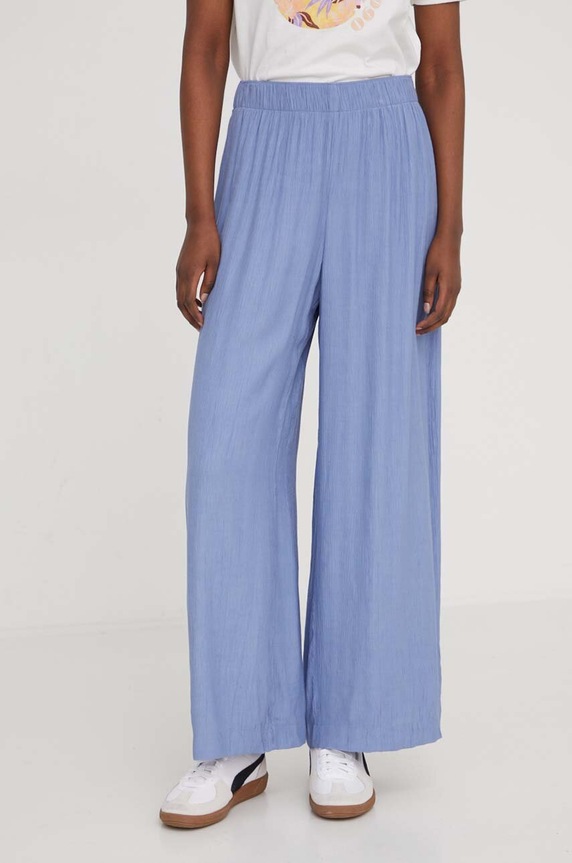 Kalhoty Abercrombie & Fitch modrá KI156.4071.221