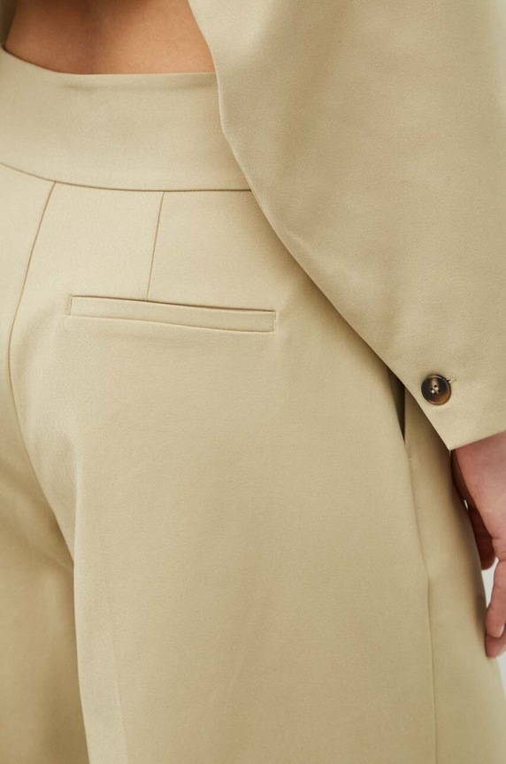 Παντελόνι 2NDDAY2ND Maverick - Modern Suiting 2242160166 μπεζ