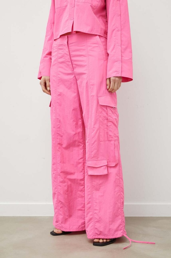 Παντελόνι 2NDDAY2ND Edition George - Essential Texture 2242162244 ροζ SS24