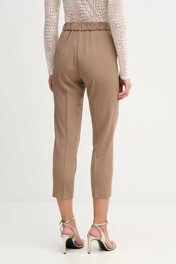 Odzież Sisley spodnie 4KVXL5CM7 brązowy