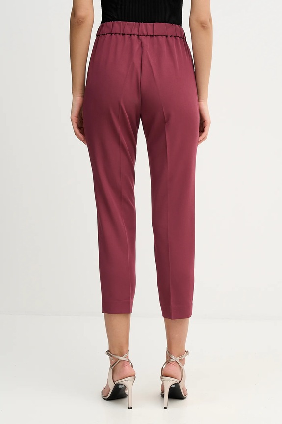 Odzież Sisley spodnie 4KVXL5CM7 bordowy