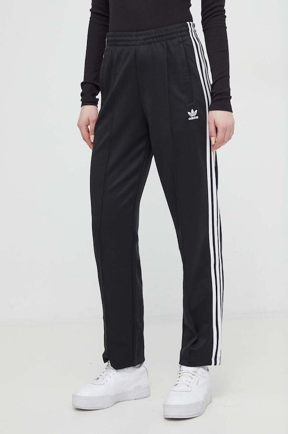 adidas Originals spodnie dresowe dzianina czarny IS4102