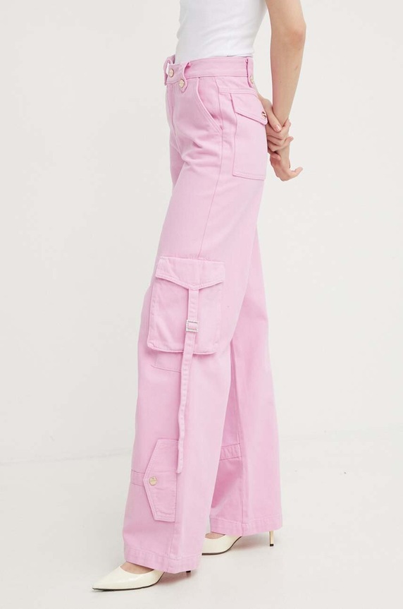 Blugirl Blumarine jeansy różowy RA4134.T3874