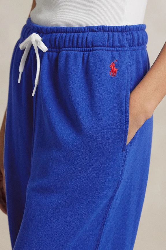 Bavlněné tepláky Polo Ralph Lauren modrá 211935585