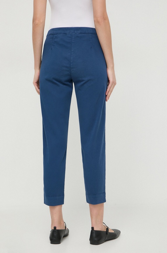 Odzież Max Mara Leisure spodnie 2416131058600 granatowy